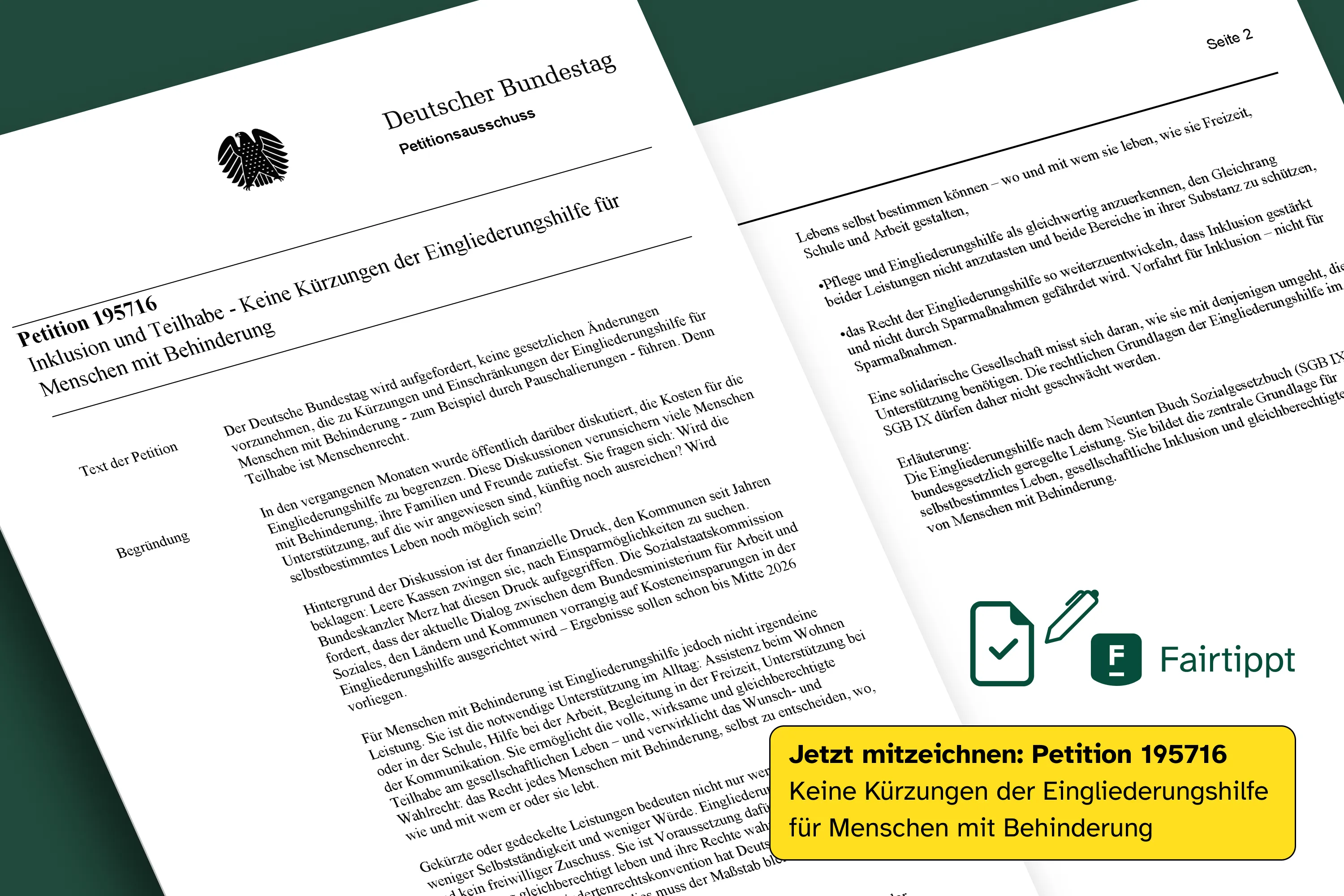 5. Mai: Protesttag und Petition