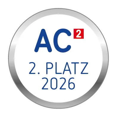 AC²-Auszeichnung: 2. Platz 2026.
