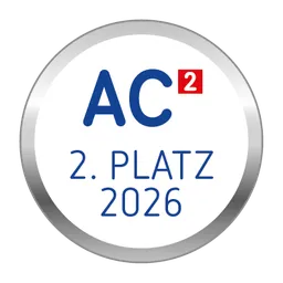 AC²-Auszeichnung: 2. Platz 2026.